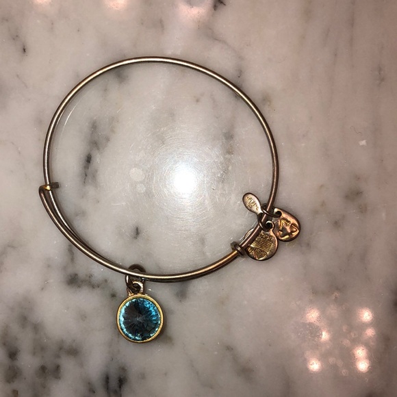 Alex and Ani Jewelry - Alex and Ani Aquamarine Birthstone Bracelet